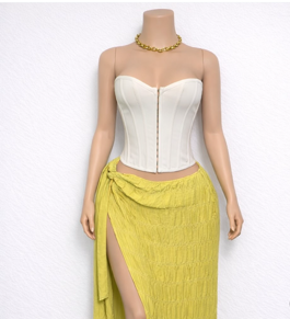 Resort breeze maxi skirt set